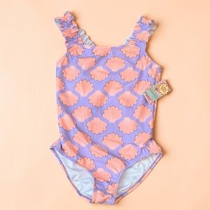 Kids Seashell One-Piece Swimsuit